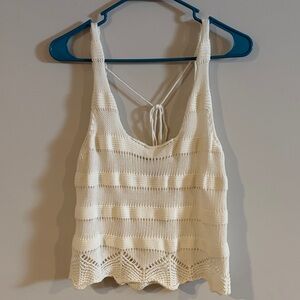 Moon River Cream Knit Camisole
